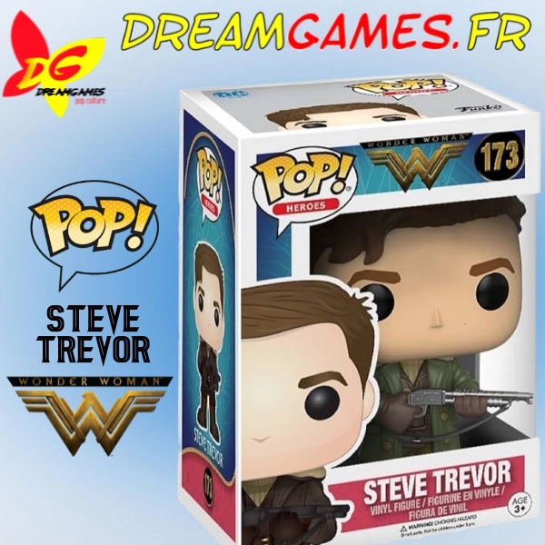 Figurine Funko Pop Steve Trevor 173 Wonder Woman - Image 2