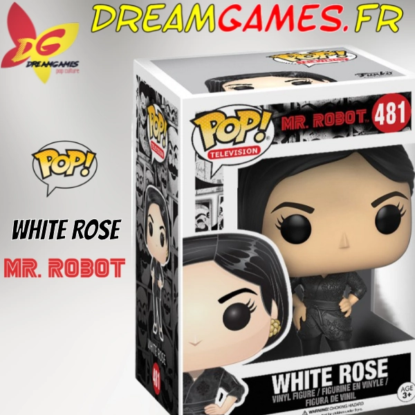 Figurine Funko Pop White Rose 481 Mr Robot - Image 2