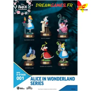 Set 6 Figurines Mini D-Stage Alice in Wonderland | Beast Kingdom