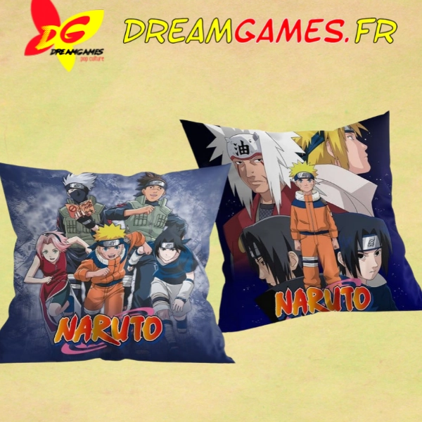Coussin décoratif Naruto double face 40 x 40 cm