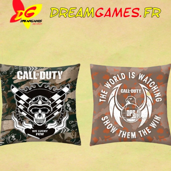Coussin décoratif double face Call of Duty 40 x 40 cm