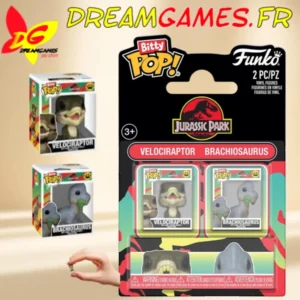 Bitty Pop! Jurassic Park Velociraptor & Brachiosaurus | DreamGames