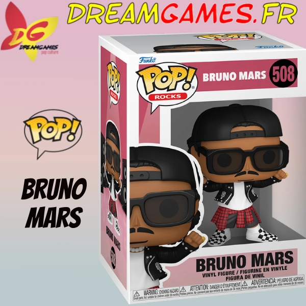 Figurine Funko Pop Bruno Mars 508 APT. - Image 2