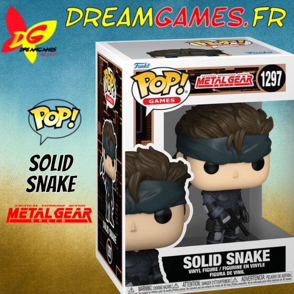 Figurine Funko Pop Solid Snake 1297 Metal Gear Solid - Image 2