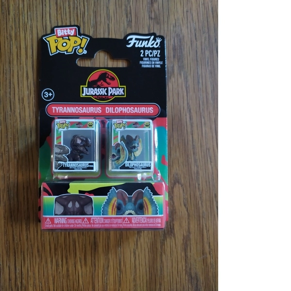 Funko Bitty Pop Tyrannosaurus Fossil et Dilophosaurus - Image 2