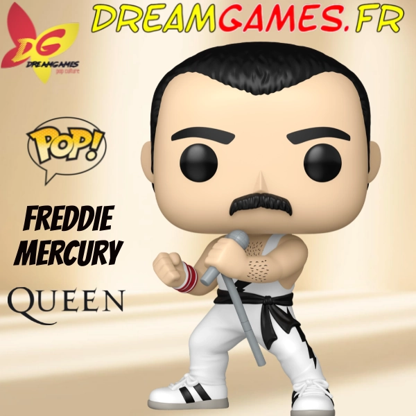 Figurine Funko Pop Freddie Mercury 496 White Singlet Queen