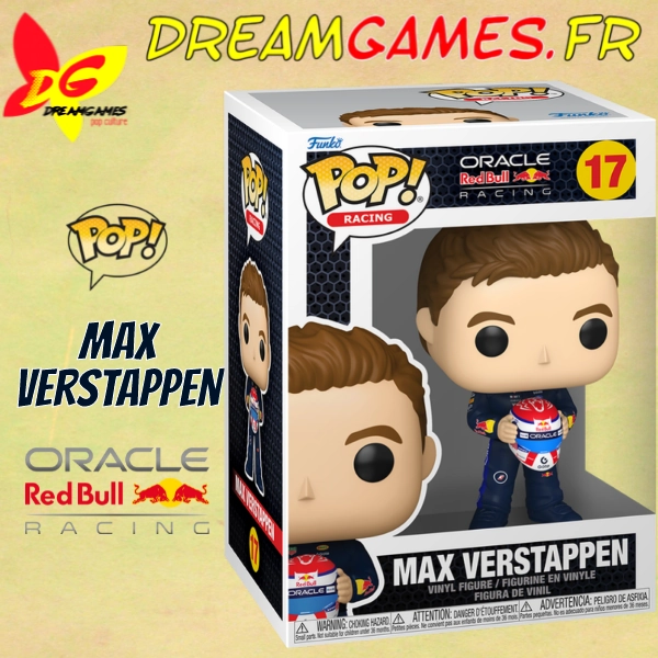 Figurine Funko Pop Max Verstappen 17 Holding Helmet - Image 2