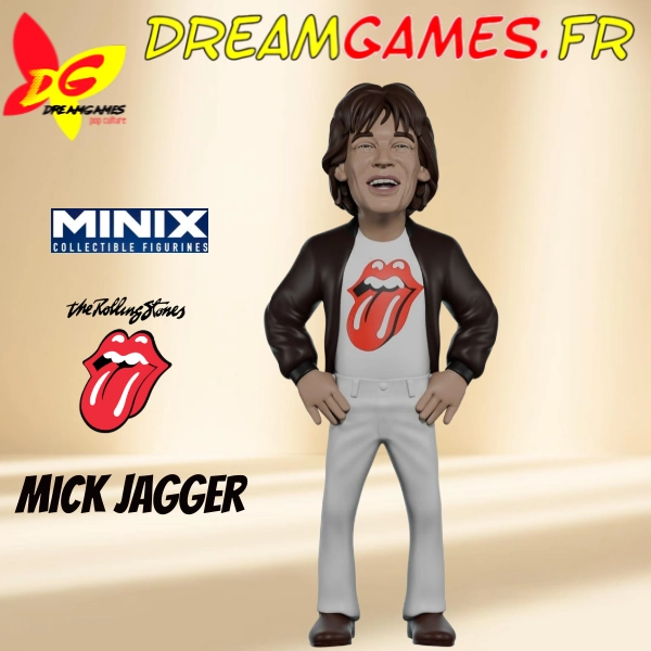 Figurine Minix Mick Jagger 131 The Rolling Stones